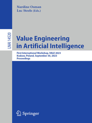 cover image of Value Engineering in Artificial Intelligence